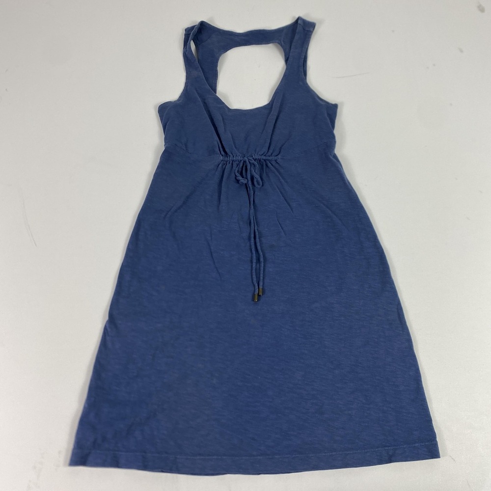 Tommy Bahamaβ Tank Sundress Womens XS Blue 100% Cotton Empire Waist Racerback